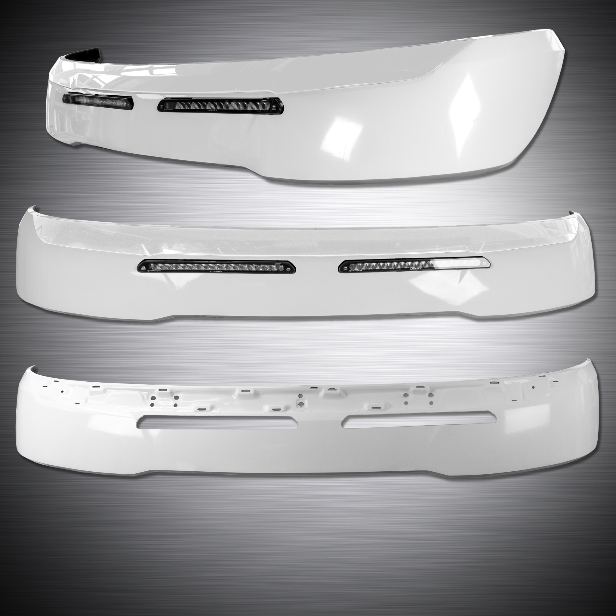 Sunvisor for DAF XG/XG+/XF With Lazer Linear 18 Elite 126W LED-bars