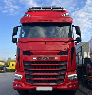 Sunvisor for DAF