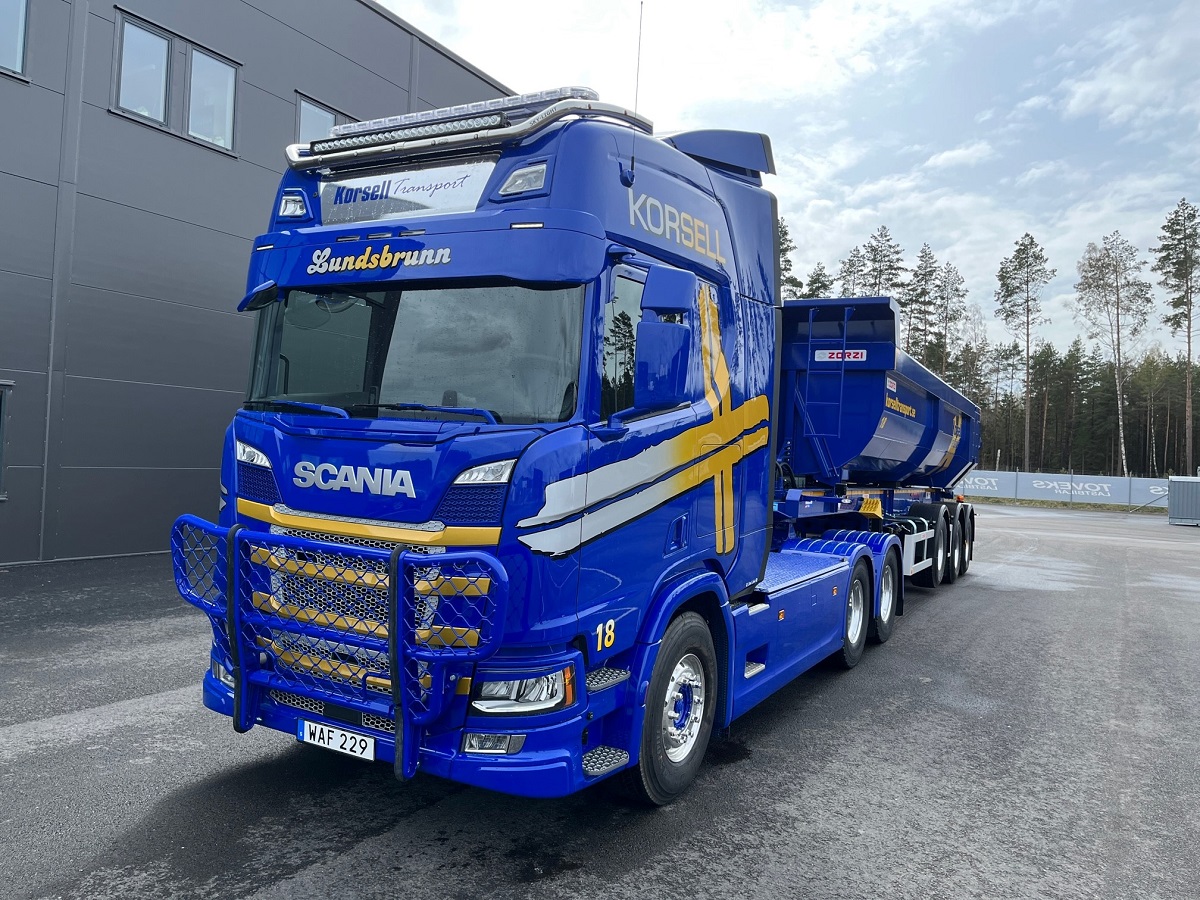 Sunvisor 35 cm for ALL Scania NG