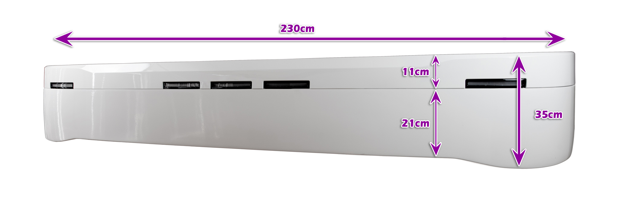 Sunvisor 35 cm for ALL Scania NG