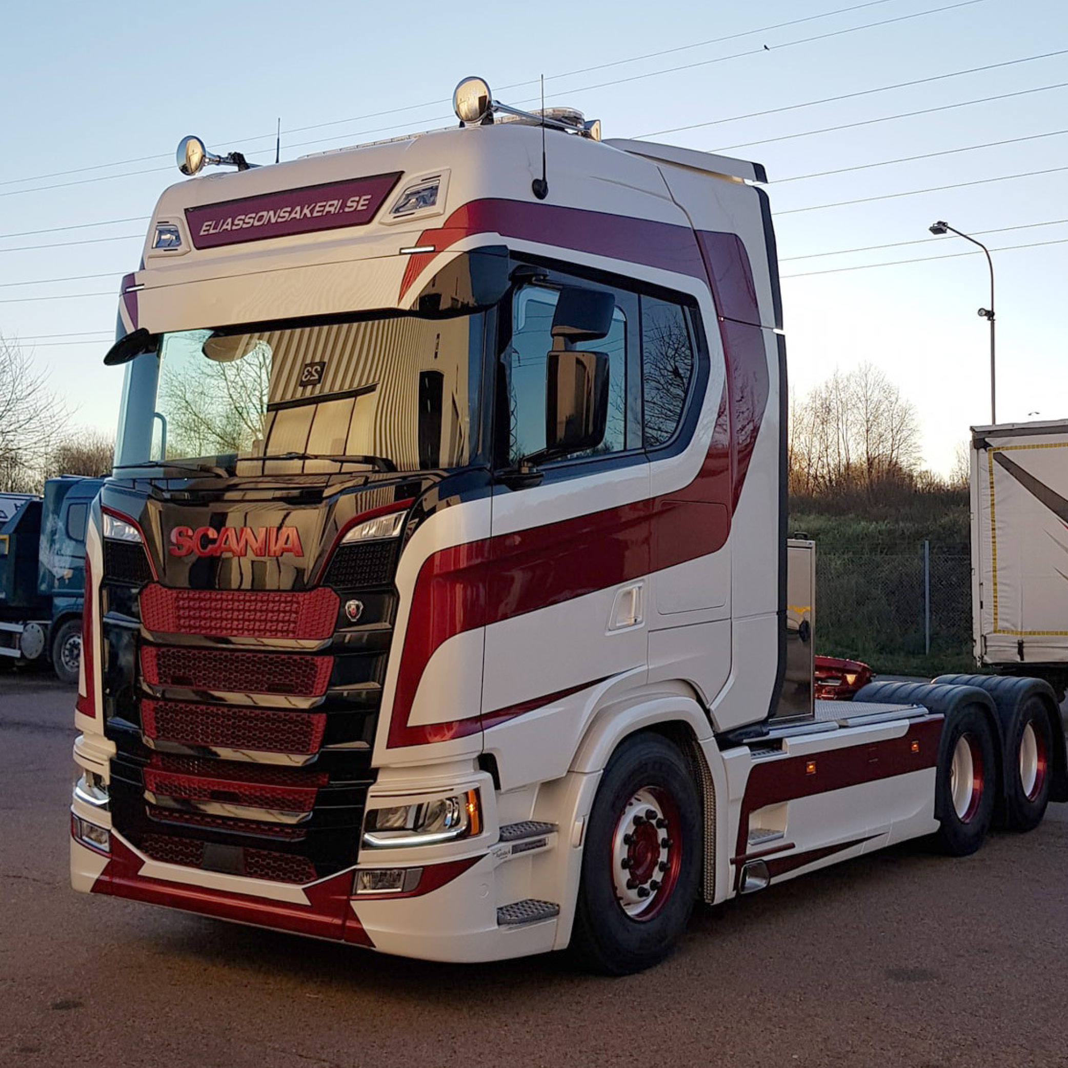 Sunvisor 35 cm for ALL Scania NG