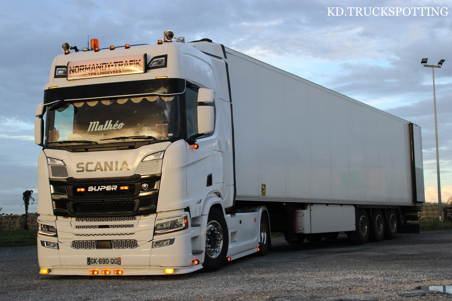 Sunvisor 35 cm for ALL Scania NG