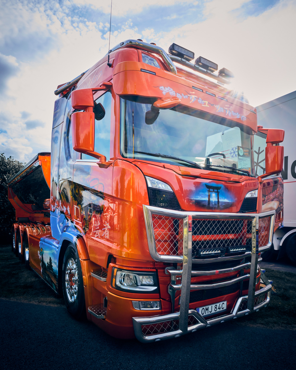 Sunvisor 35 cm for ALL Scania NG