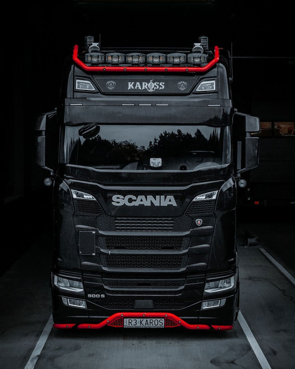 Sunvisor 35 cm for ALL Scania NG