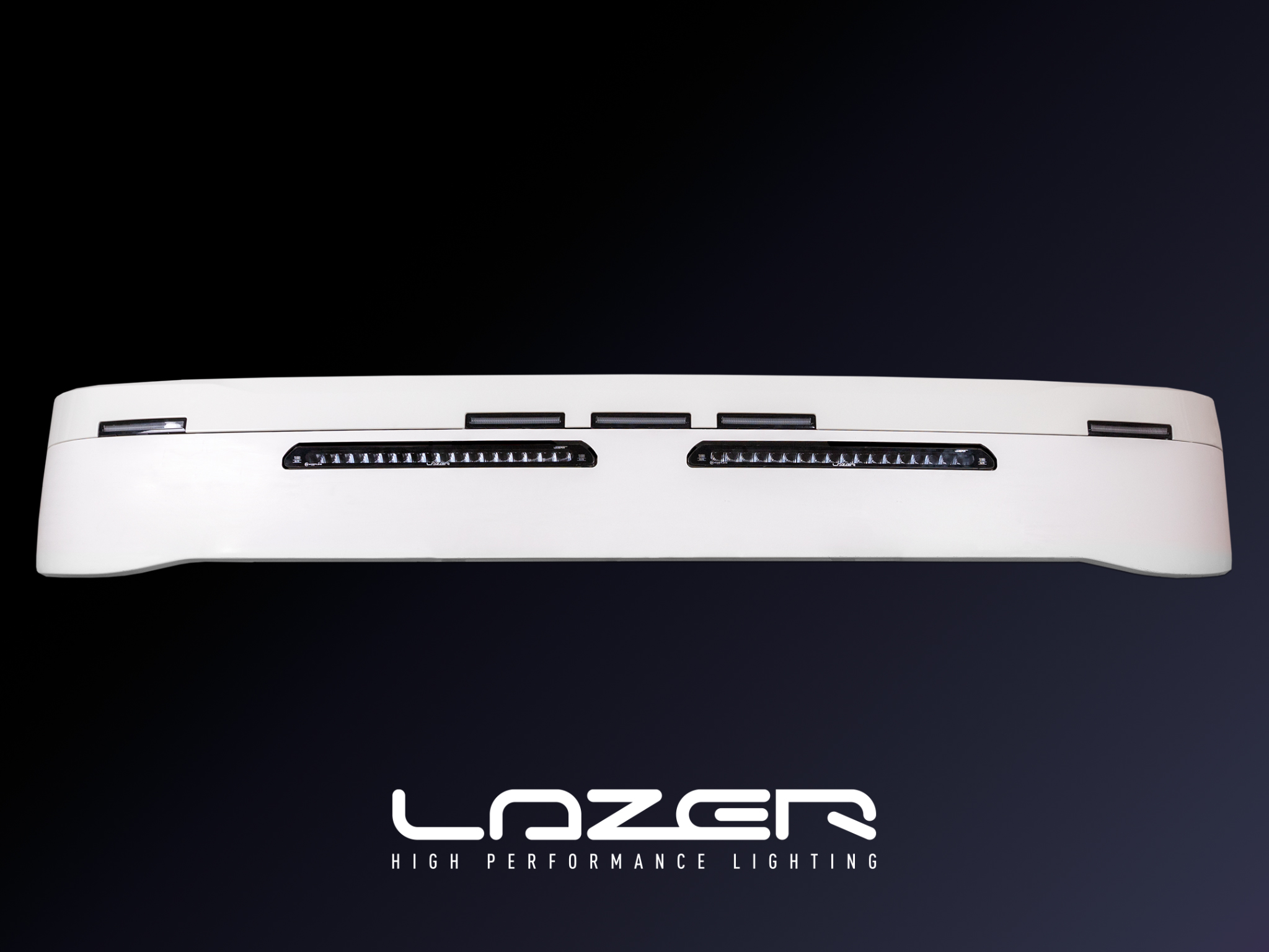 Sunvisor 35 cm for Scania NG prepared for - Lazer Linear 18 Elite 126W LED-bars