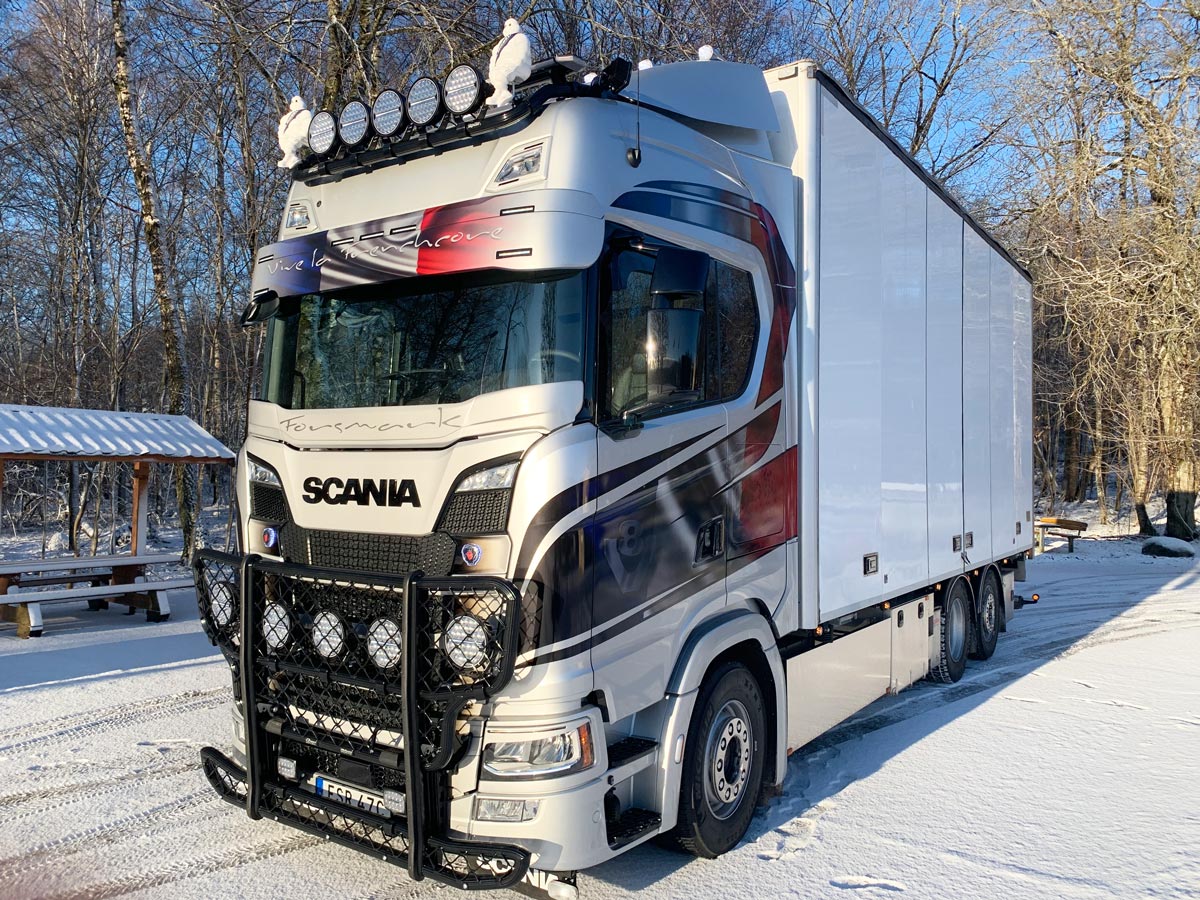 Sunvisor 35 cm for Scania NG - Custom 7