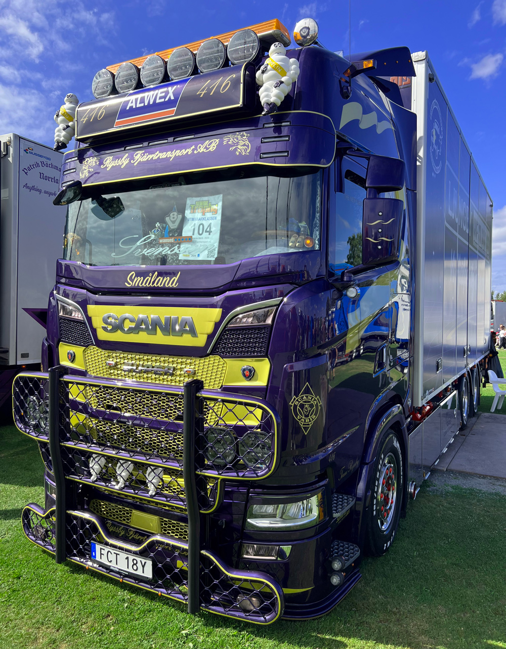 Sunvisor 35 cm for Scania NG - Custom 9