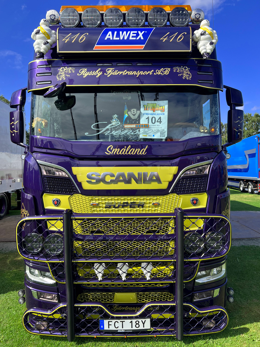 Sunvisor 35 cm for Scania NG - Custom 9