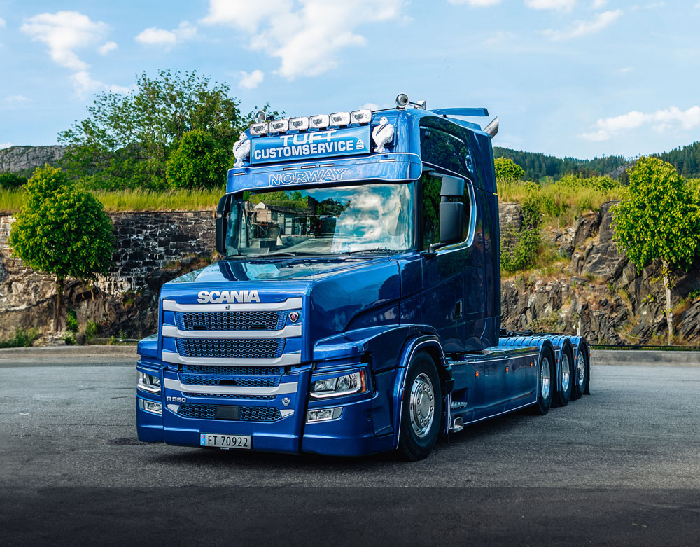 Sunvisor 30 cm for Scania NG