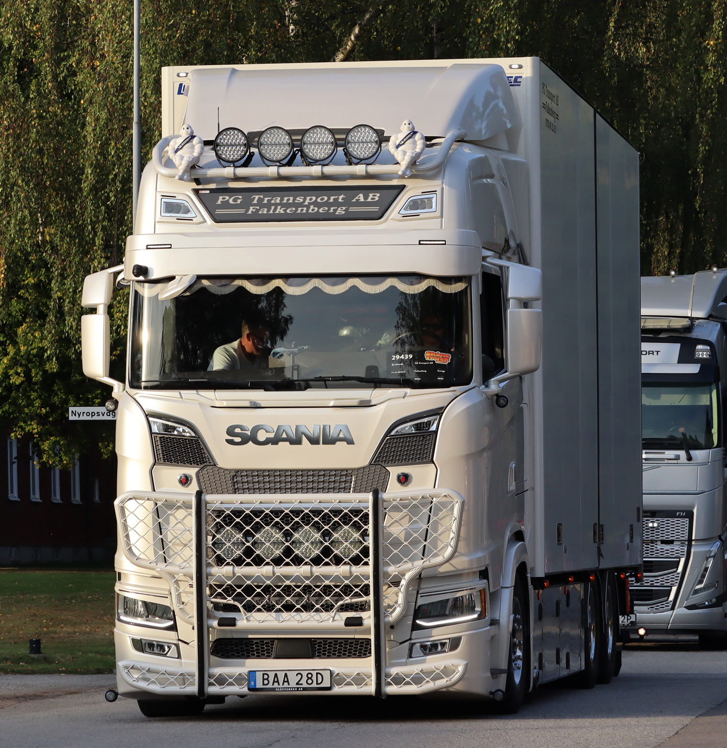 Sunvisor 30 cm for Scania NG