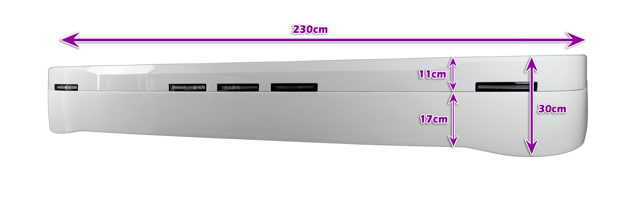 Sunvisor 30 cm for Scania NG
