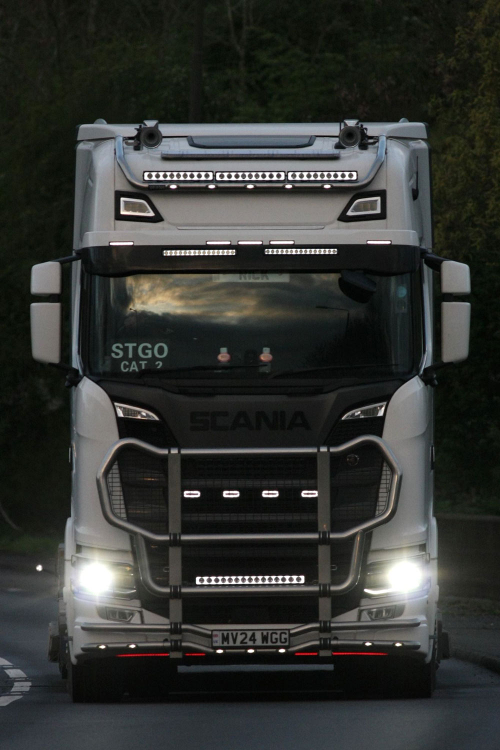 Sunvisor 30 cm for Scania NG