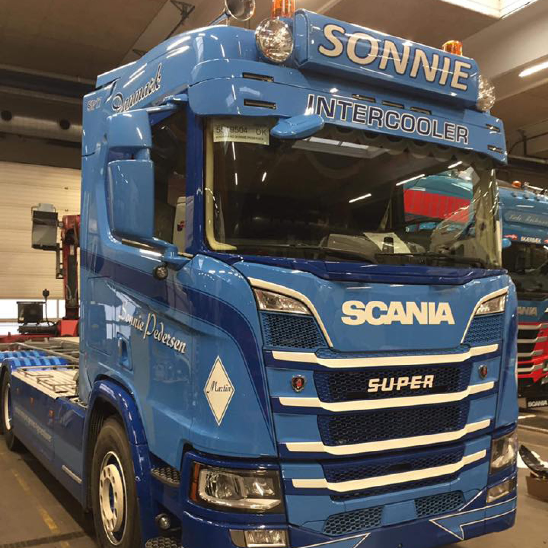 Sunvisor 30 cm for Scania NG - Custom 7