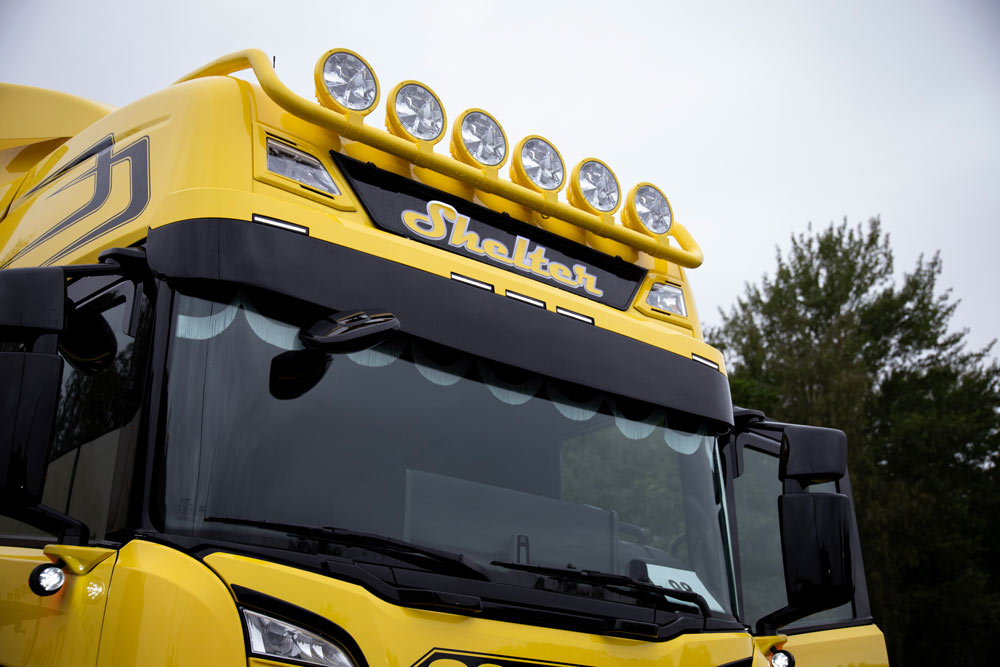 Sunvisor Bow for Scania NG