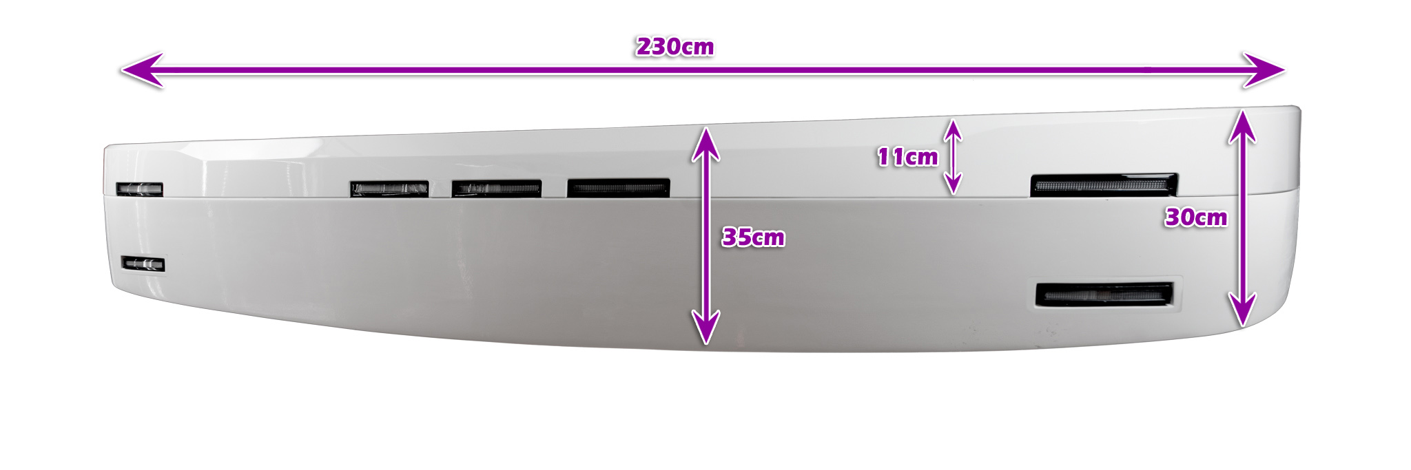 Sunvisor Bow for Scania NG - Custom 7