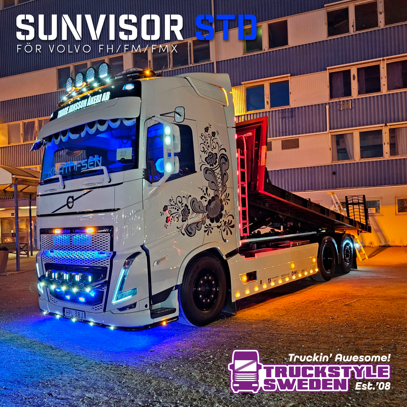 Sunvisor for Volvo FH/FM 4/5 and FMX